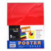 POSTER BOARD 11″ X 14″ ASST COLOR 5 SHEETS #BAZIC