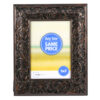 10.4X8.4 BRONZE SWIRL PHOTO FRAME W/ 5.7 OPENING