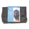 GRAY ROLLING LAUNDRY BAG 12X25 5X8