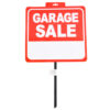 GARAGE SALE SIGN 14X15 WEATHER PROOF W/POLE