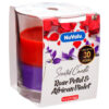 NUVALU CANDLE TUMBLER 4 OZ ROSE PETAL & VIOLET