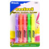 HIGHLIGHTER MINI 5PC ASST CLR #2306 #BAZIC