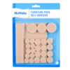 NUVALU FURNITURE PADS 38PC SIZE ASST W/BLISTER