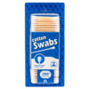 NUVALU COTTON SWABS 350 CT WOODEN STICK W/BLISTER