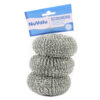 NUVALU SCOURERS SILVER METAL ROUND 3PC 48G