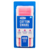 CORALITE COTTON SWAB 400 CT ASSORTED COLORS