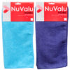 NUVALU MICROFIBER CLOTH 2PCS W/ASST COLORS