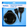 NUVALU HAIR DYING BRUSHES& BOWL SET