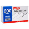 INDEX CARD 3 X 5″ 200 CT RULED