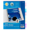 DIVIDERS 8 TAB COLOR #BAZIC