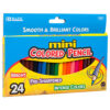 COLOR PENCIL 24 PC MINI PRE SHARPENED