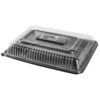 PLASTIC SERVING TRAY W/ LID 11.75″