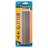 PENCIL 8PC W/GLITTER ASST COLOR #713