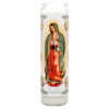 BRIGHTGLOW RELIGIOUS CANDLE VIRGIN DE GUADALUPE WHITE