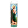 BRIGHTGLOW RELIGIOUS CANDLE SAN JUDAS TADEO GREEN