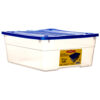 PLASTIC STORAGE BOX 17QT. W/BLUE LID #404