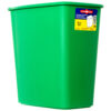 WASTEBASKET RECT 16QT 3 ASST CLR #355