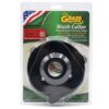 Grass Gator 4680 Brush Cutter Head with Metal Blades | Extra Heavy Duty Replacement for Straight Shaft Gas Trimmers 25cc+ | Commercial Grade Universal Fit